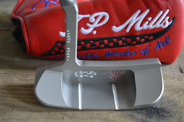 T.P.Mills Hand Made Golf Putter  - Nellie Plumber Neck " Let's Play " # 24